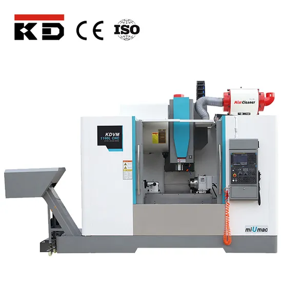 Vertical Machining Center Kdvm1160L with 600mm Y and Z Travel and Bt40 Spindle CNC Milling