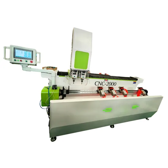 Double Head Aluminum Profile Window Door CNC Drilling Machine