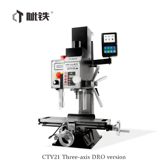 Milling and Drilling Lathe Machine CTV21 From Factory Sale