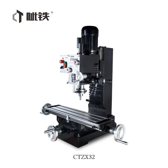 Manual Universal Mini Milling Machine Ctzx32 with Factory Sales Price