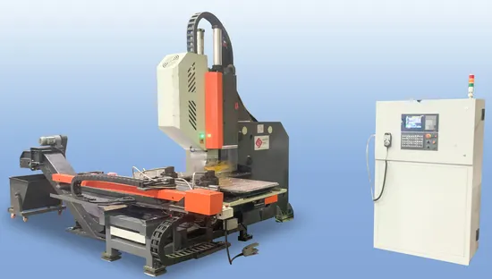 Manufacturer in China of High Quality C-Type Structure High-Speed CNC Steel Plate Drilling Machine Model HD1280 Diameter 50mm Spindle 22kw