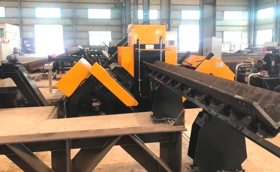 CNC High Speed Angle Steel Marking and Drilling Line in Power Tower and Communication Tower, Bl3635, Angle Size 360*360*35mm