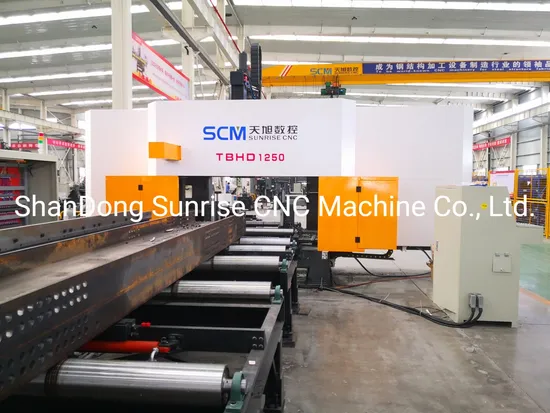 Tbhd1250 High Speed CNC 3D Beam Channel Drilling Machine