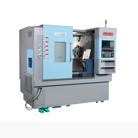 Taiwan Quality Poleda 500tcnc High Precision Metal CNC Lathe Inclined Bed Model