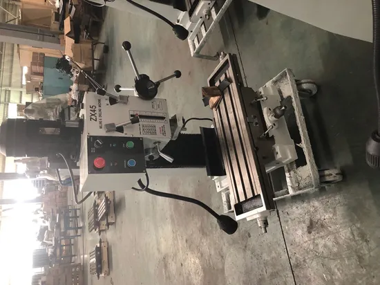Square Column Desktop Type Table Milling and Drilling Machine Vertical Drilling Tapping and Boring Machine Zx45