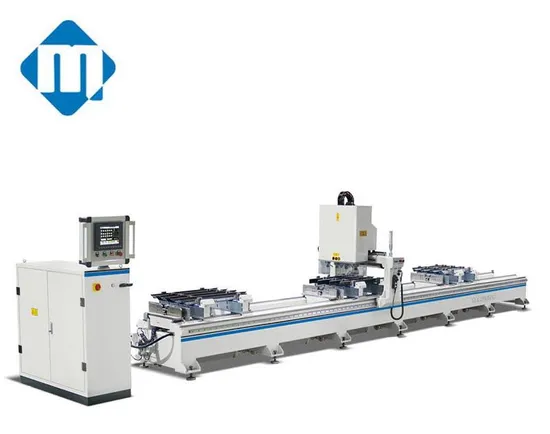 Four Heads CNC Drilling and Milling Machine for Aluminum Window Making