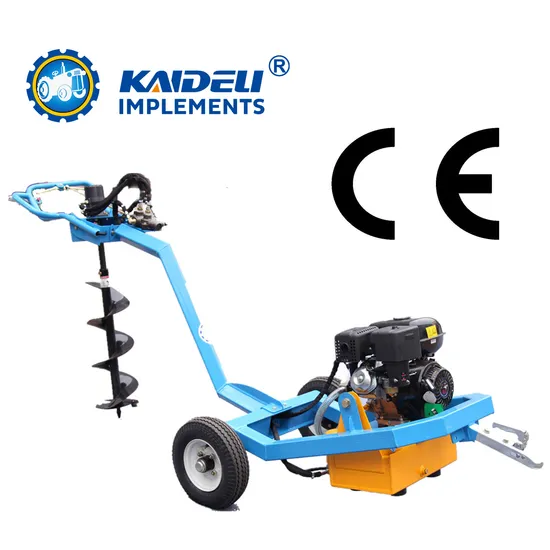 ATV Post Hole Digger with 9HP Gasoline Engine
