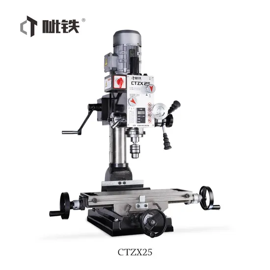 Gear Head Auto Feeding Drilling and Milling Machine Ctzx25