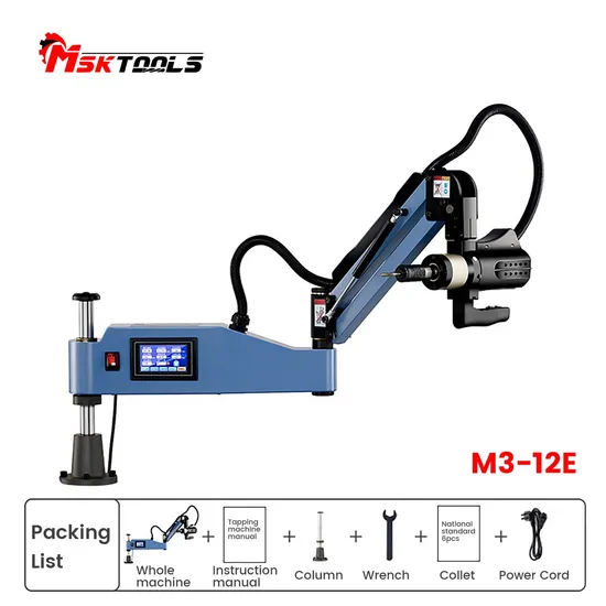 Intelligent Touch Screen CNC M3-12e Tapping Machine for Precise Electric Tapping Tasks