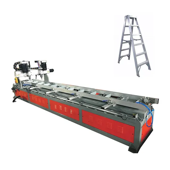 Automatic Pneumatic Ladder Drilling Machine Ladder Making Machines with Servo Motor