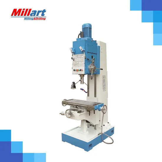 Square-Cplumn Vertical Drilling Machine Z5140A Z5150A Z5140b Z5150b, Cross Slide Table Metal Drilling Machine