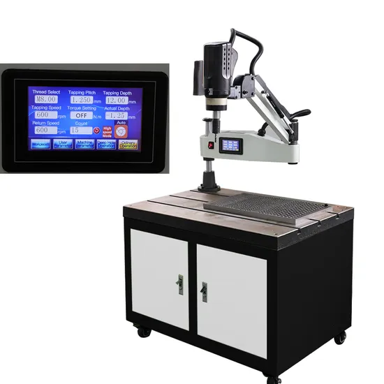 600r/Min Rotating Speed and Quick Positioning Electric Tapping Machine