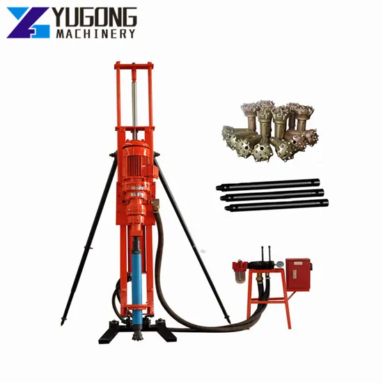 Best Quality Hammer Air Compressor Pole Hole DTH Mini Drilling Rig Drill Rigs