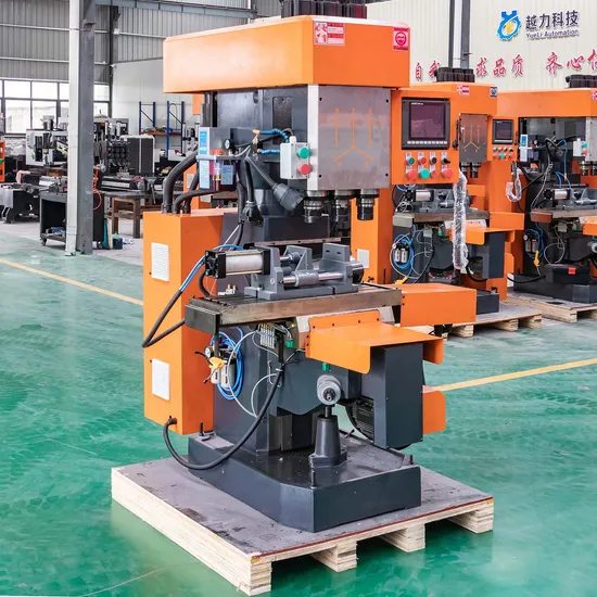 Vertical Drilling and Tapping Machine with 3 Spindles for Rail Line