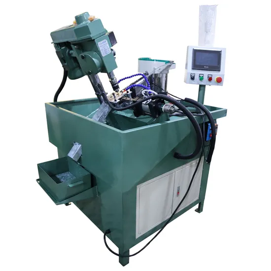 Zinc Aluminum Alloy Nuts Tapping Machine Fully Automatic