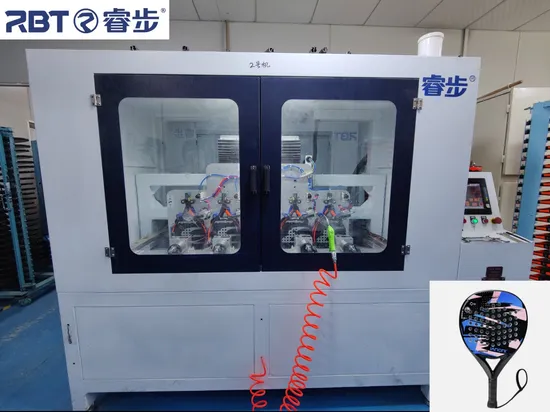 5 Station CNC Drilling Machine for Carbon Fiber Padle Racket Production