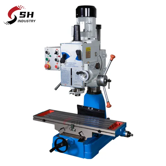 Metal Vertical Drilling and Milling Machine Zx7040b Zx7045b Gear Head Bench Type Drilling Milling Machine