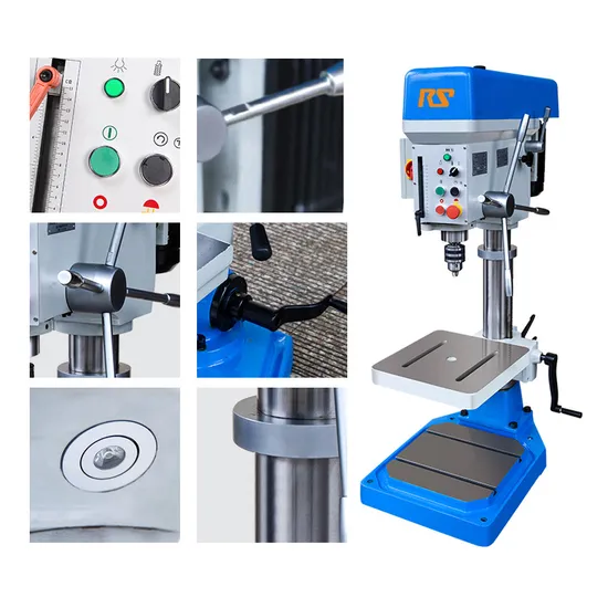 Belt Adjust Mechanism Quill Orientation Bench Strong Drilling Machine