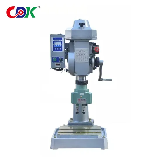 Automatic Precision Drilling Bench Mounted Auto Feed Gear Type Tapping Machine