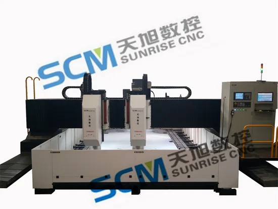 Tpm6045-2 Double Spindles High Speed Drilling Tapping Milling Machine for Steel Plates Tube Sheets