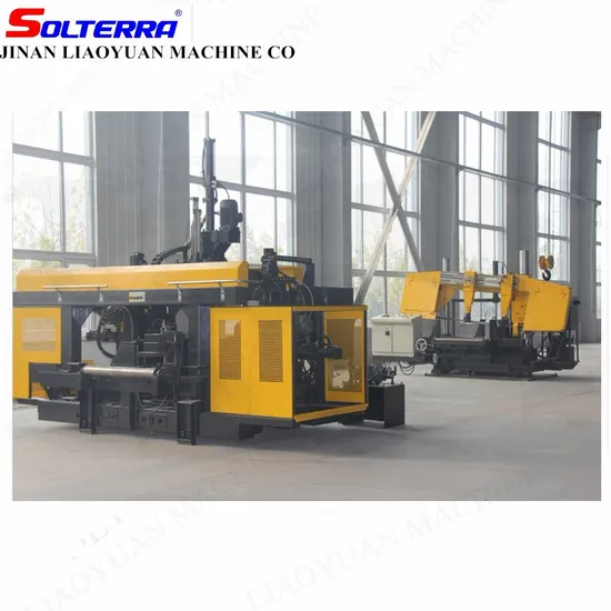 Peb Industrial Building Working Machine Solterra H-Beams Processing 3 Spindle CNC Beam Drilling Machine