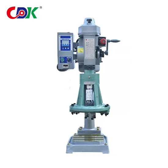 High Speed Four-Axis Spindles Auto Feed Bench Mounted Gear Type Tapping Machine