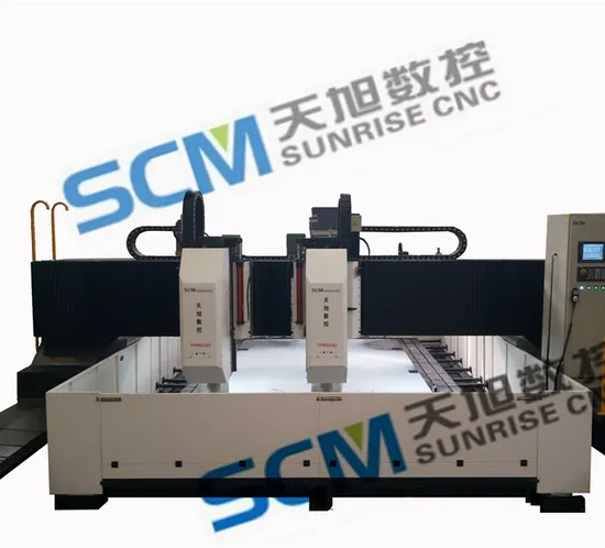 Double Spindle High Speed CNC Drilling Tapping Milling Machine for Steel Plates