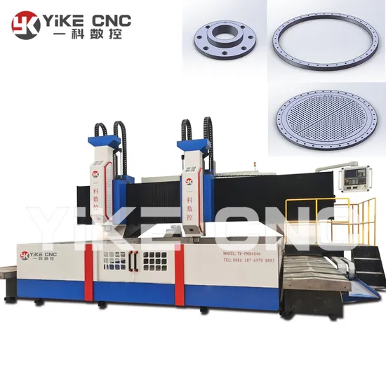 Yk-Pmd6040 High Speed CNC Drilling Machine for Plates, Tube Sheets and Flanges
