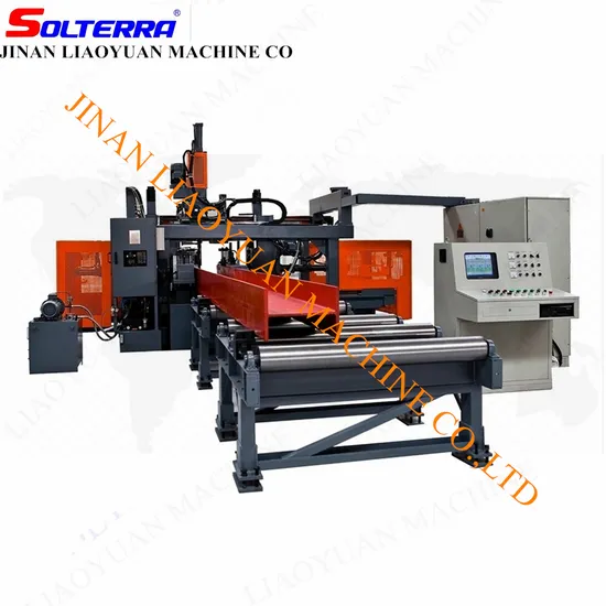 CNC Drilling Machine for Metal Upn I Box Beam Profiles