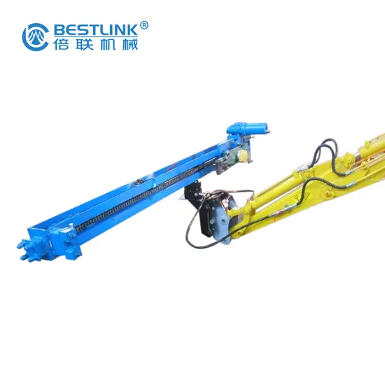 Pneumatic Drill Mast Mining Excavator Mounted Drilling Attachment for Rock Drill