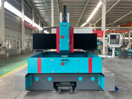 CNC Gantry Movable Drilling and Milling Tapping Machine for Plate Tube Sheet Baffles Flange with Inner Cooling Bt50 Phd2525, Siemens Knd Syntec GSK,