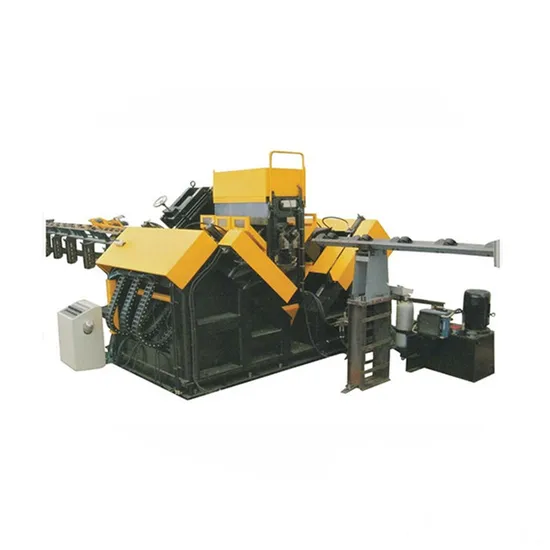 Servo Motor Control CNC Angle Steel Drilling Marking Line with Electrical Hydraulic