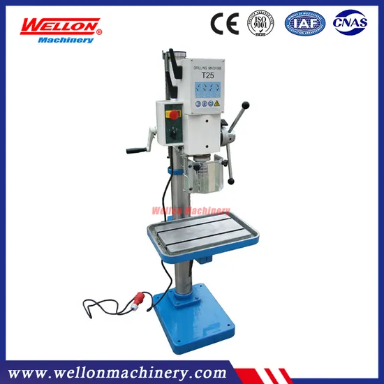 Bench Drilling Press Machine T25 Gear Box Drilling Machine