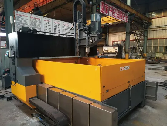 Dense Hole Processing High Speed Phd5030 Gantry Movable CNC Drilling and Milling Machine for Steel Plate, Tube Sheet, Max Drilling Dia. 70mm, Spindle Power 22kw