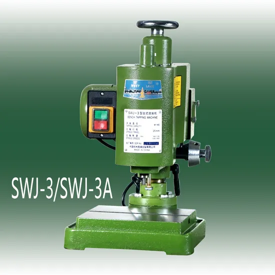 Swj-3A High Speed Vertical Tapping Metal Cast Iron Steel Tapper Machine M1-M3
