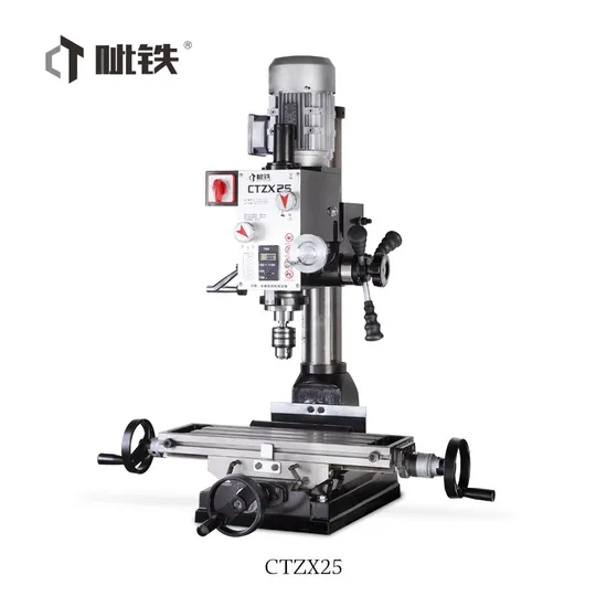 Vertical Dilling and Milling Machine for Metal Working Ctzx25