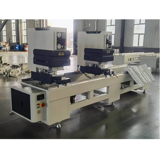 High-Grade Color Plastic Doors and Windows Aluminum Machine Double-Sided Two Heads Seamless Welding Machine/UPVC/PVC Window Making Machine