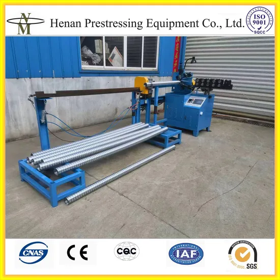 Post Tension Fully Auto Operated Corrugated Metal Pipe Forming Machine