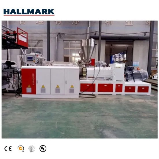 Hallmark Easy Adjusted High Quality Spc PVC Board Production Line Professional Spc Flooring Extruder