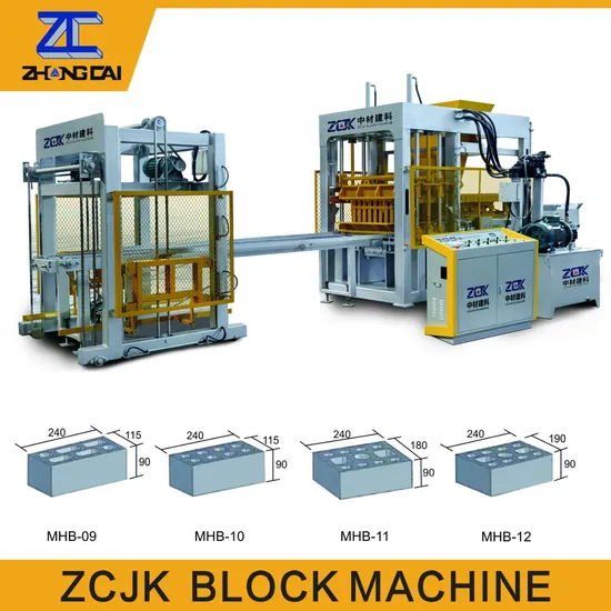 Zcjk Qty4-15 Fully Automatic Hydraulic Hollow Block Making Machine Concrete Paving Block Machine