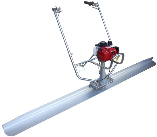 High-Speed Walking Behind Concrete Power Screed 2m Ruler Concrete Screed Ground Vibratory Leveling Machine