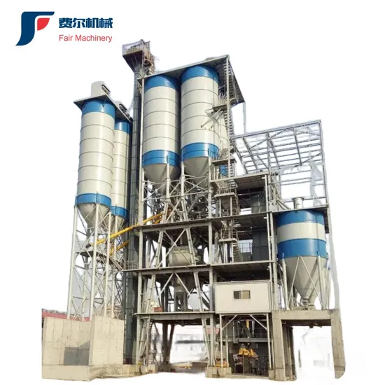 Automatic Dry Powder Mortar Cement Mixer Production Line in Construction Industry