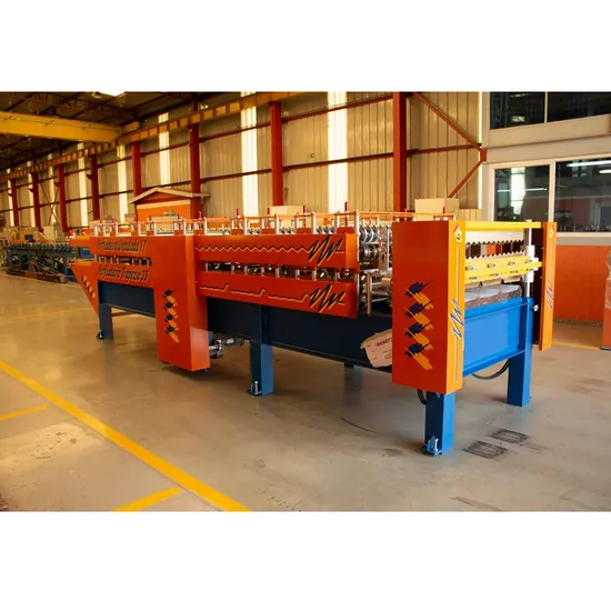 Full Automatic 760 Ibr Trapezoidal and 803 Corrugated Tile Double Layer Roofing Roll Forming Machine for Bolivia
