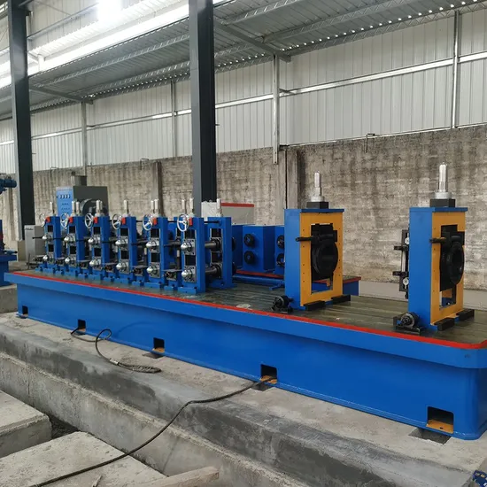 ERW Steel Pipe and Tube Carbon Steel Straight Seam Welded Pipe Tube High Frequency Pipe Making Machine Pipe Mill Tube Mill