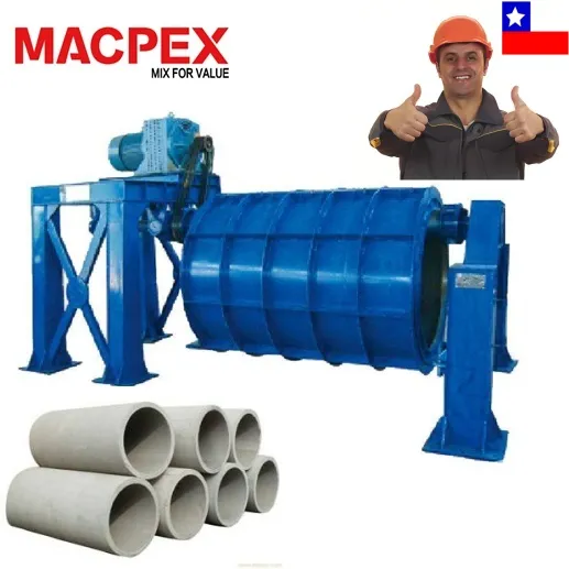 Concrete Pipe Roller Suspension Making Machine Used for Drainage Ditch Culvert Manhole