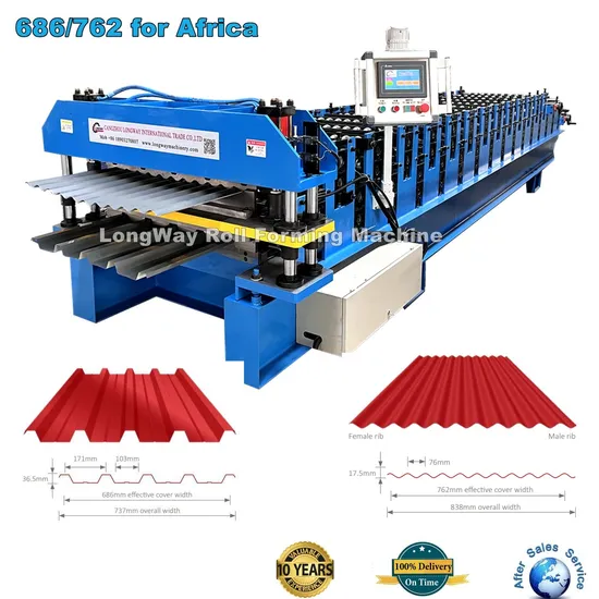 Metal / Iron / Color Steel Ibr / Corrugated Roofing / Wall / Tile Sheet Cold Roll Forming Making Machine