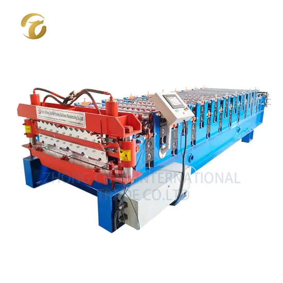 Metal Roofing Tile and Glazed Tile Double Layer Roll Forming Making Machine