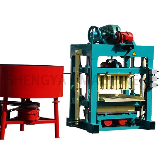 Small Concrete Hollow Cement Brick Making Machinery / Block Making Machine (QTJ4-40)
