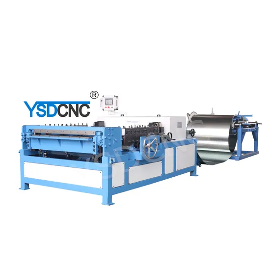 High Quality Speed HVAC Square Rectangular CNC Galvanized Sheet Metal Steel Auto Air Duct Tube Pipe Coil Duct Line 3/Auto Duct Line 3
