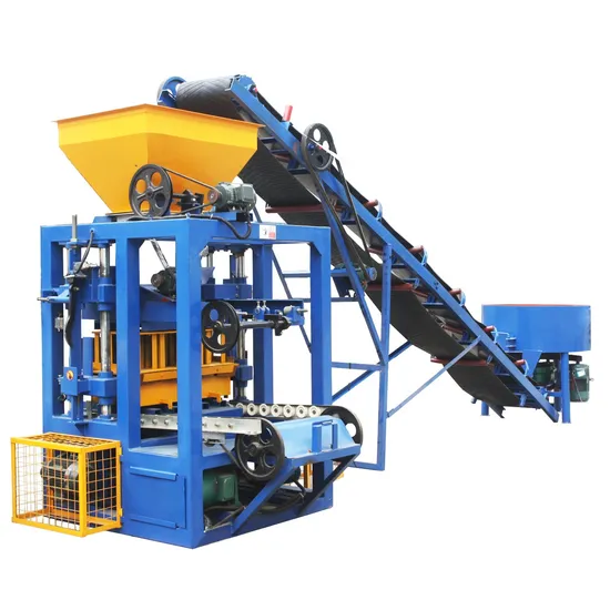 Factory Price Semi Automatic Cement Brick Block Making Machine Qt4-24 Solid Block Machine Concrete